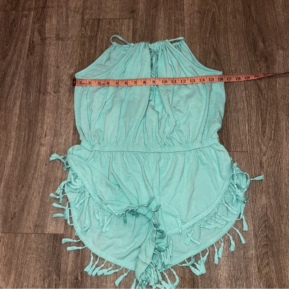 Victoria’s Secret Aqua Fringe Romper